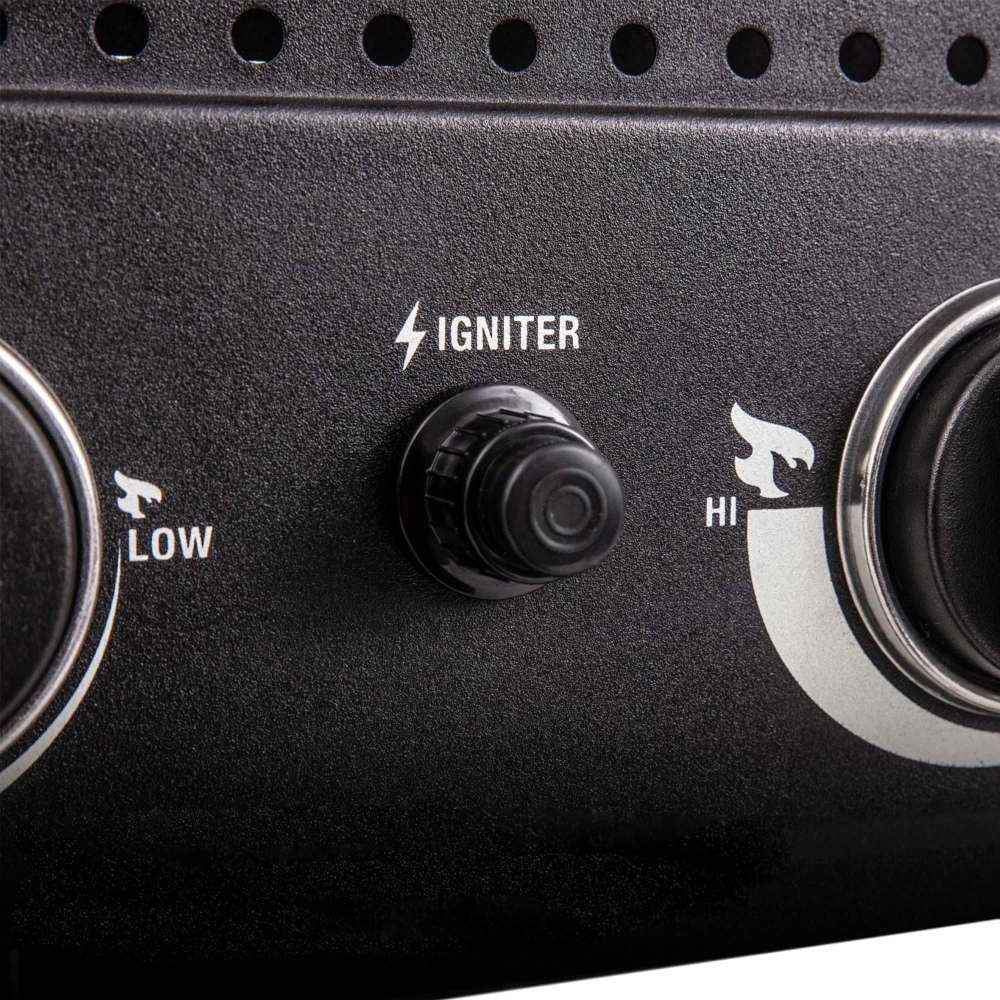 Char-Griller CG30354525 Flat Iron� Premium Gas Griddle / Plancha (no regulator), Black