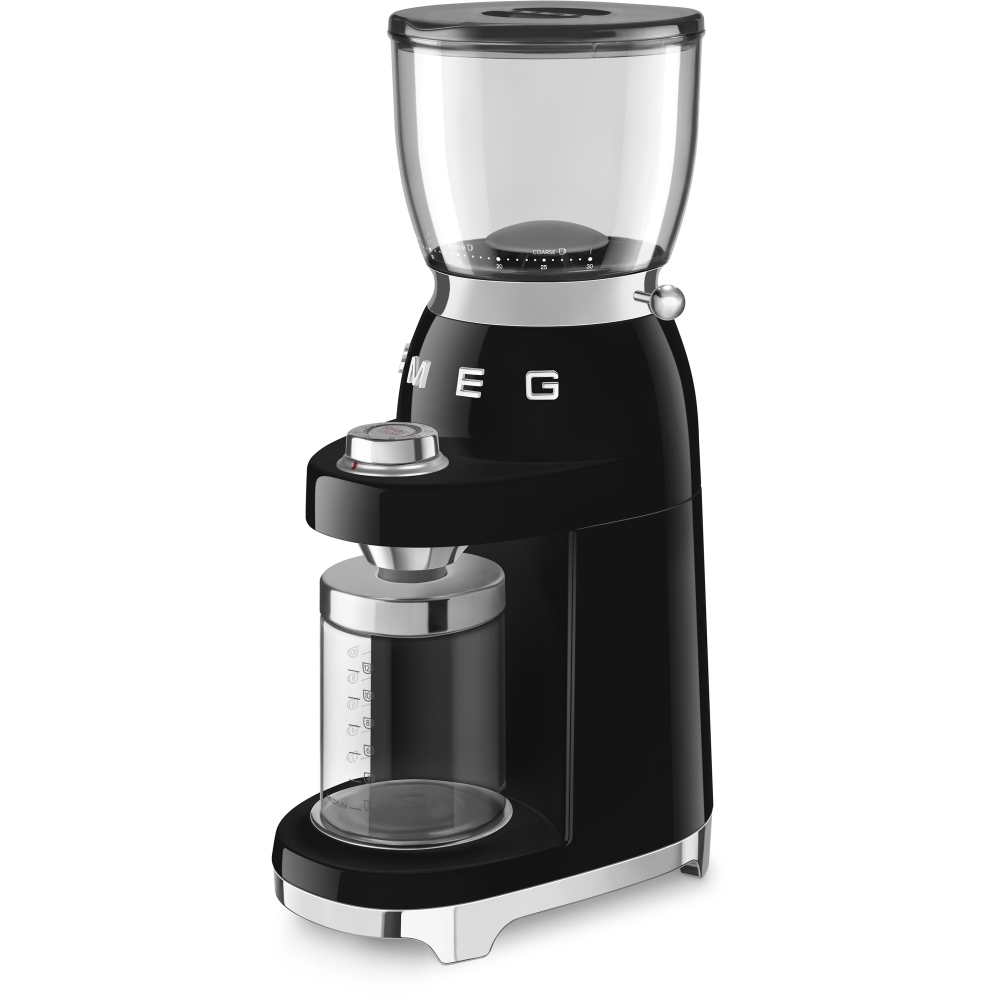 Smeg CGF11BLUK Retro Coffee Grinder, Black
