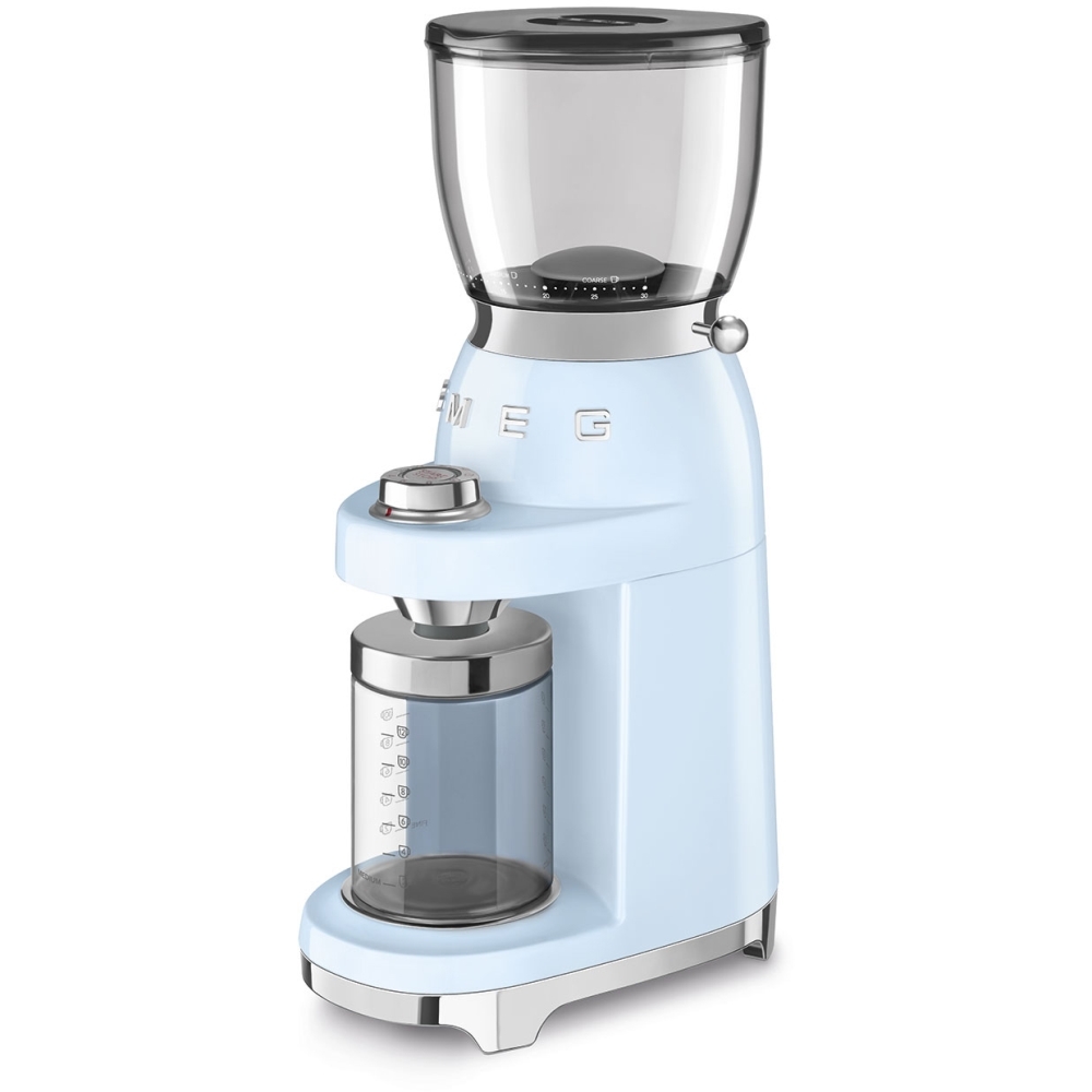 Smeg CGF11PBUK Retro Coffee Grinder, Blue