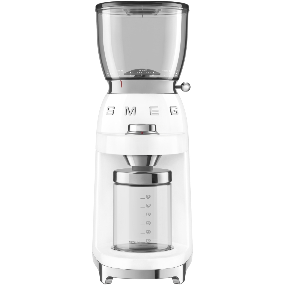 Smeg CGF11WHUK Retro Coffee Grinder, White