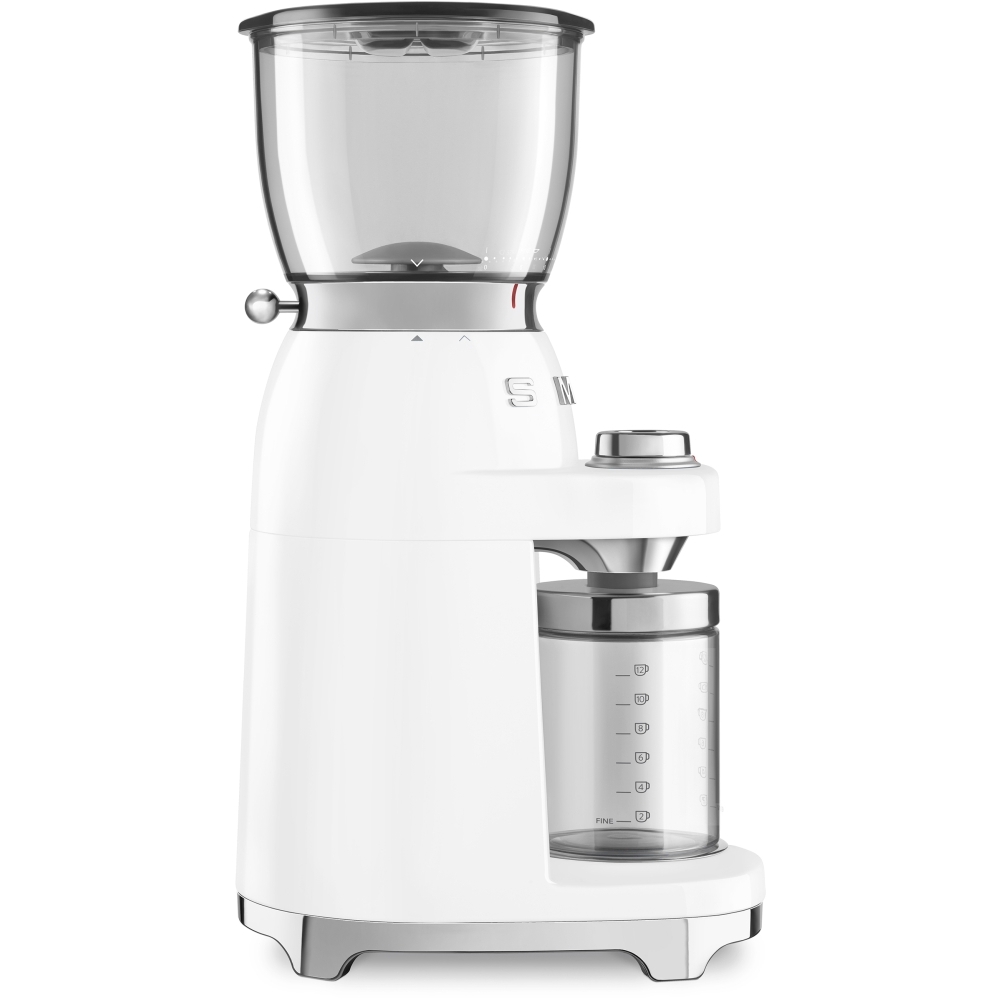 Smeg CGF11WHUK Retro Coffee Grinder, White