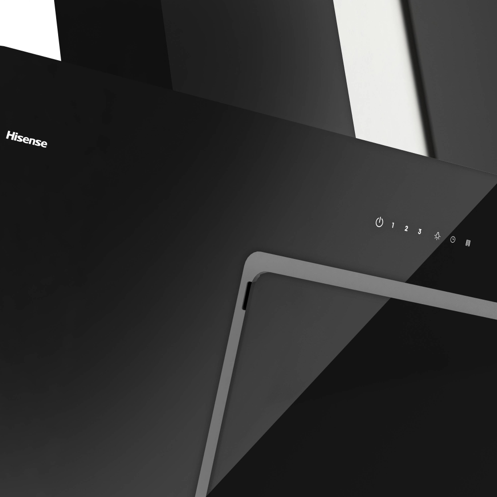 Hisense CH10IN14BBUK 100cm Chimney Cooker Hood, Black, A Rated