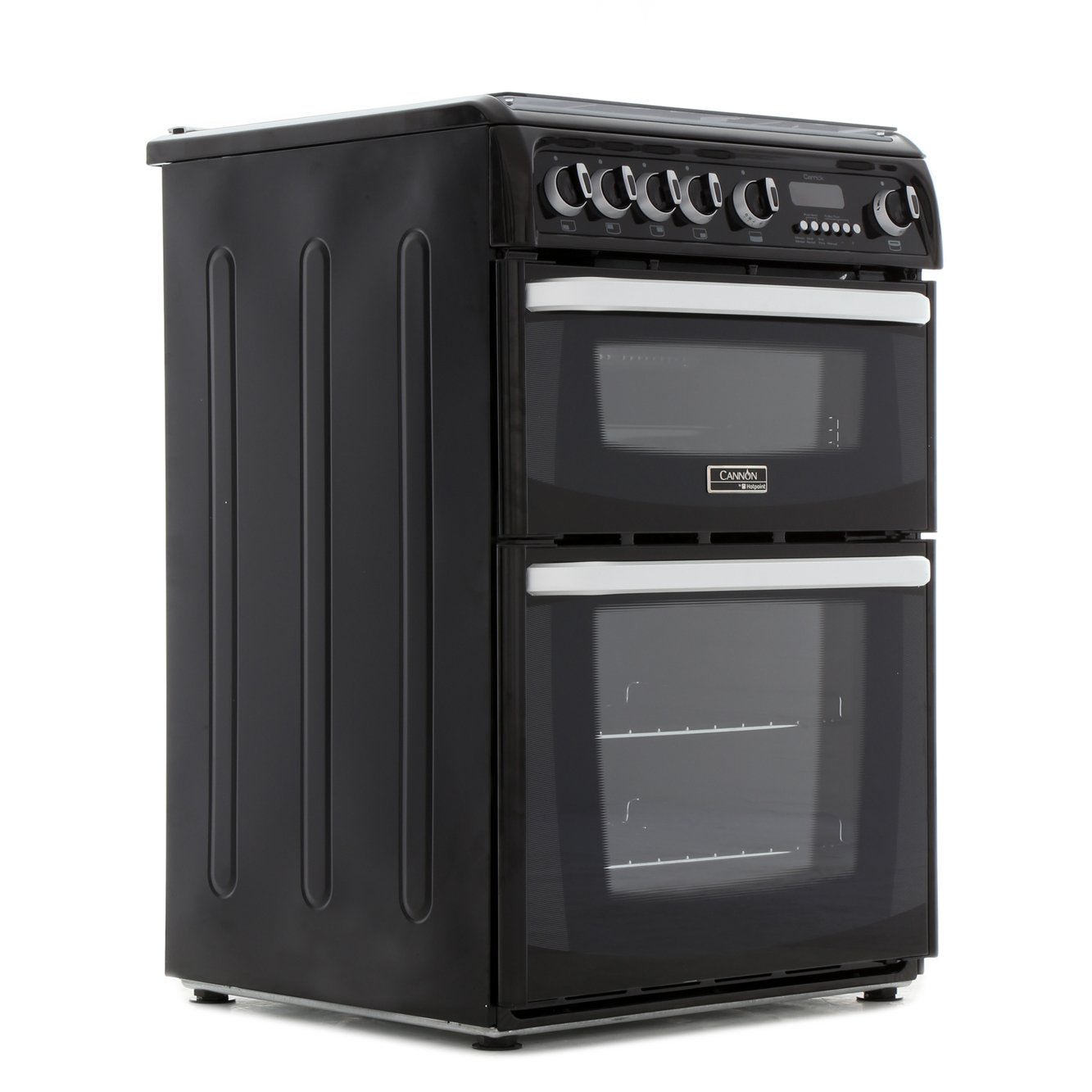 Buy Cannon CH60GCIK Gas Cooker with Double Oven Black Marks Electrical