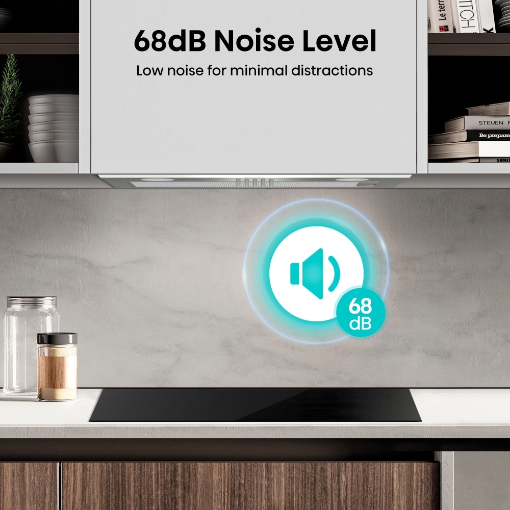 Hisense CH6BI12BXUK Canopy Cooker Hood, Stainless Steel, B Rated