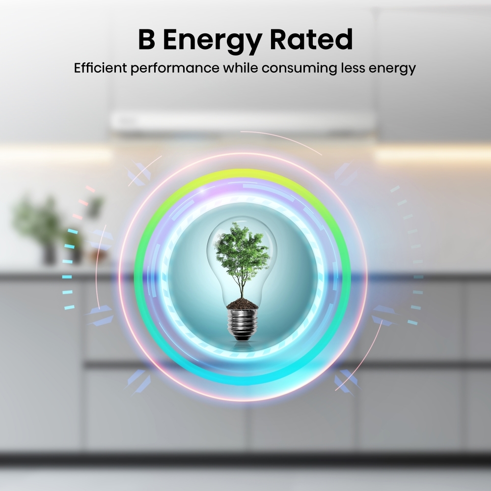 Hisense CH6T10BXUK Telescopic Cooker Hood, Stainless Steel, B Rated