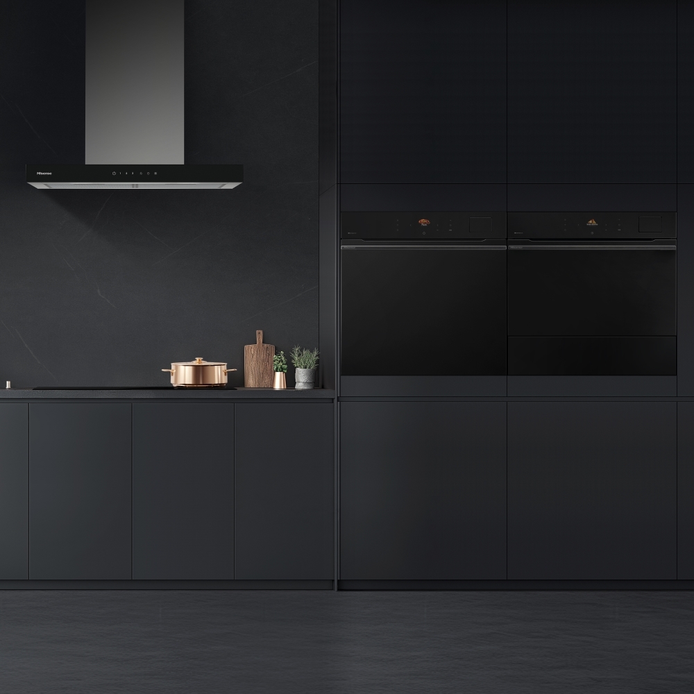 Hisense CH6T14BXBUK 60cm Chimney Cooker Hood, Stainless Steel, A Rated