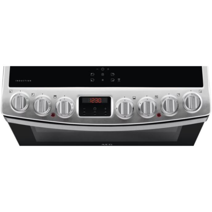 AEG CIB6732ACM 6000 SteamBake Induction Electric Cooker with Double