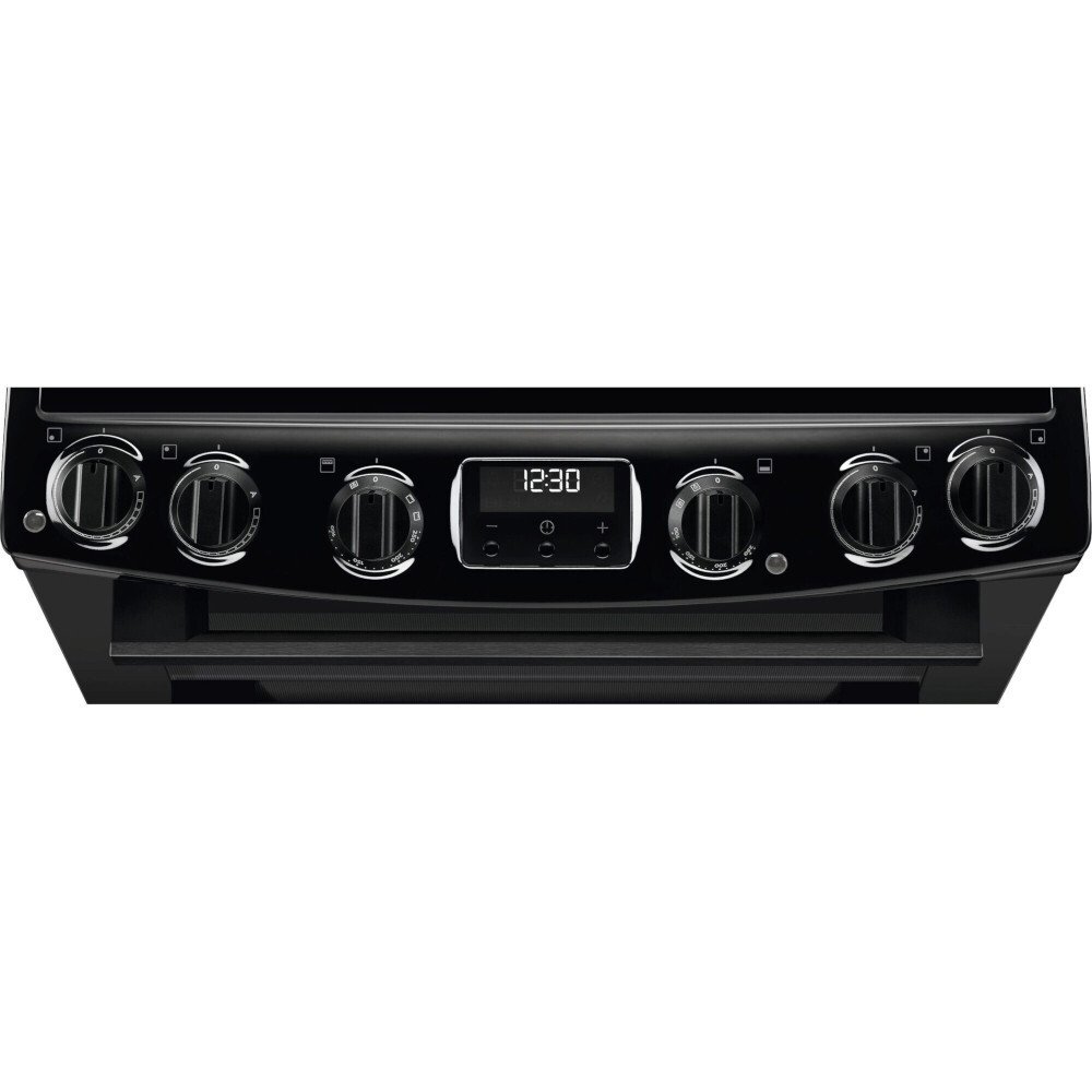 AEG CIX6540ACB Induction Electric Cooker with Double Oven, Black, A Rated