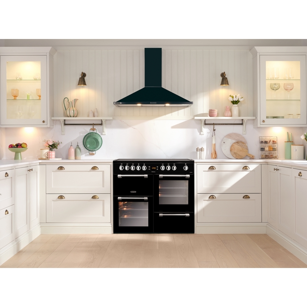 Leisure CK100C210K Cookmaster 100cm Ceramic Range Cooker, Black, A Rated