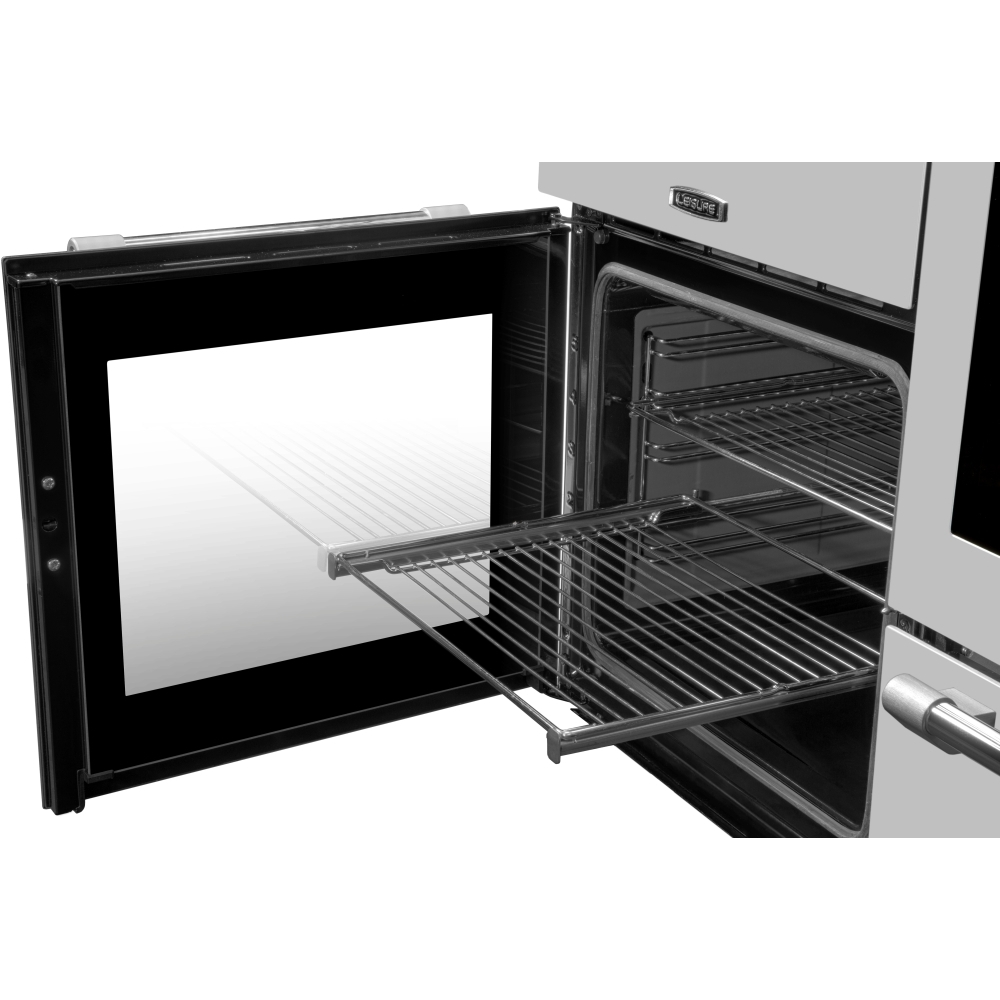 Leisure CK100C210S Cookmaster 100cm Ceramic Range Cooker, Silver, A Rated