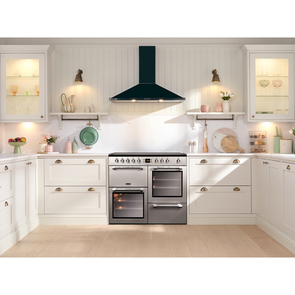 Leisure CK100C210S Cookmaster 100cm Ceramic Range Cooker, Silver, A Rated