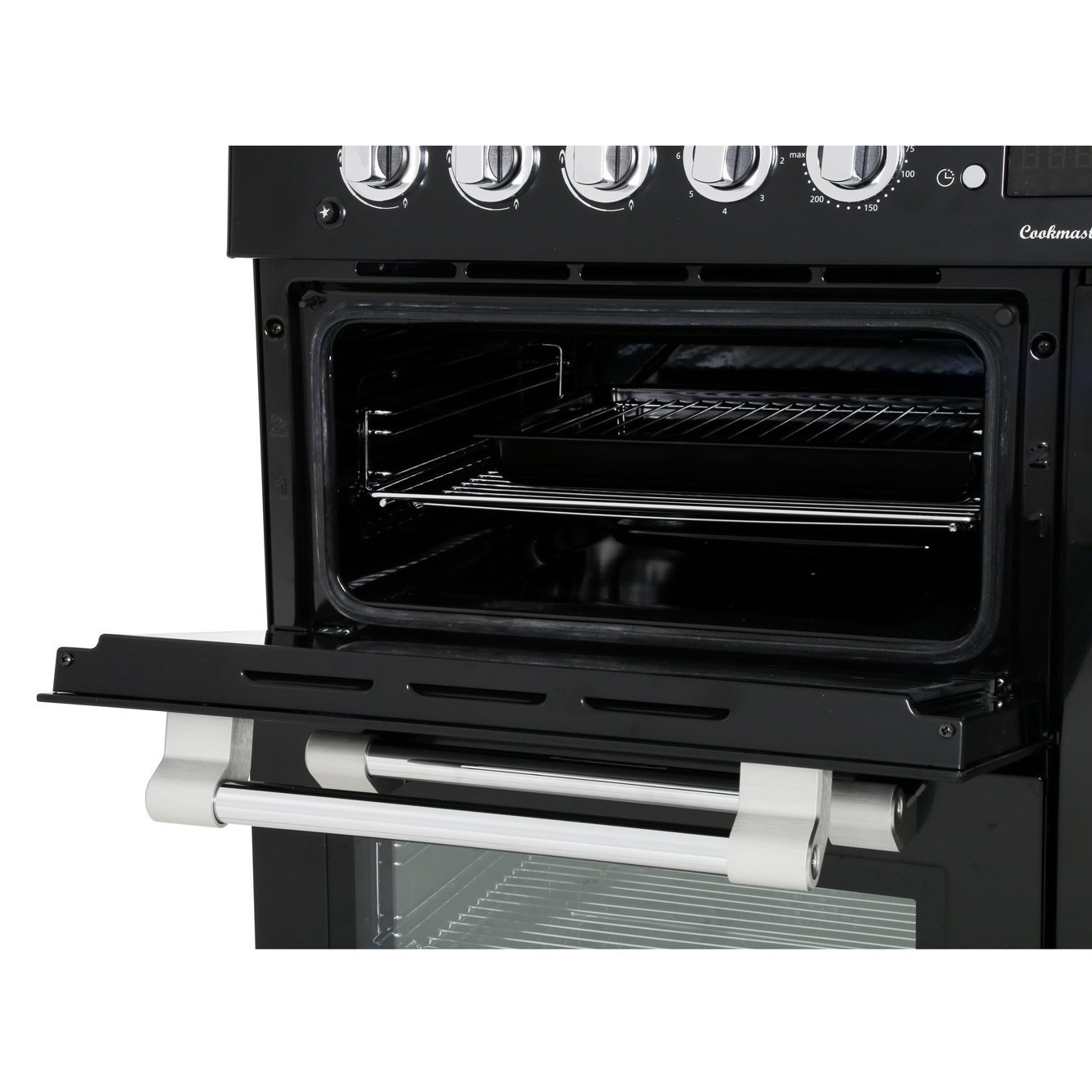 Leisure CK100F232K Cookmaster 100cm Dual Fuel Range Cooker, Black, A