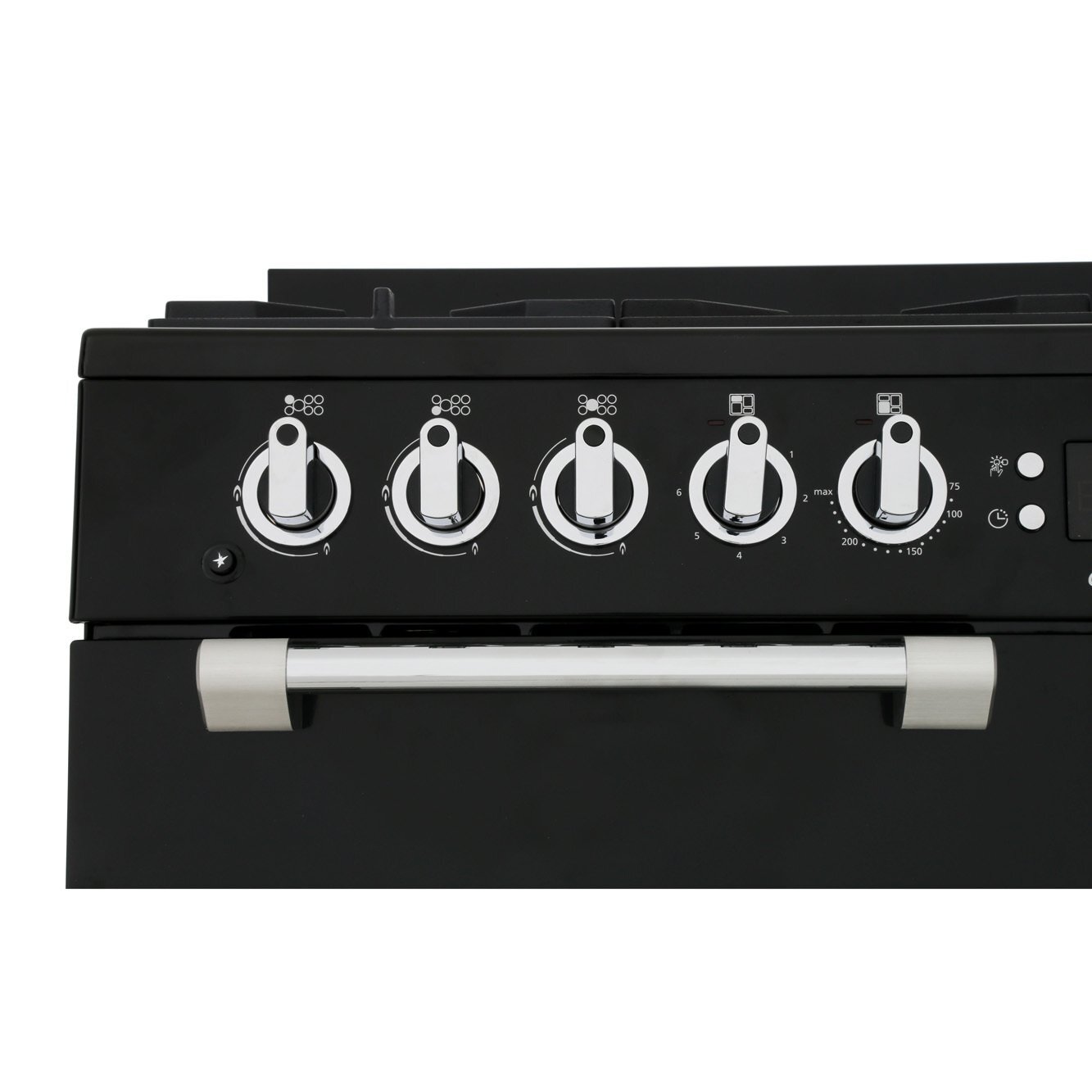Leisure CK100F232K Cookmaster 100cm Dual Fuel Range Cooker, Black, A Rated
