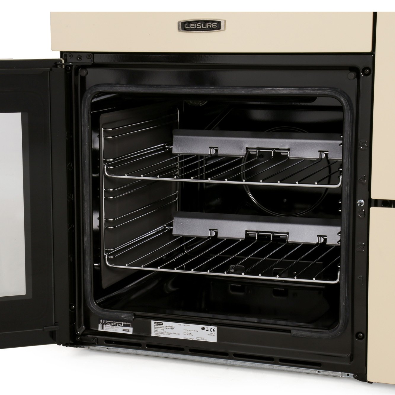 Leisure CK100G232C Cookmaster 100cm Gas Range Cooker, Cream, A+ Rated