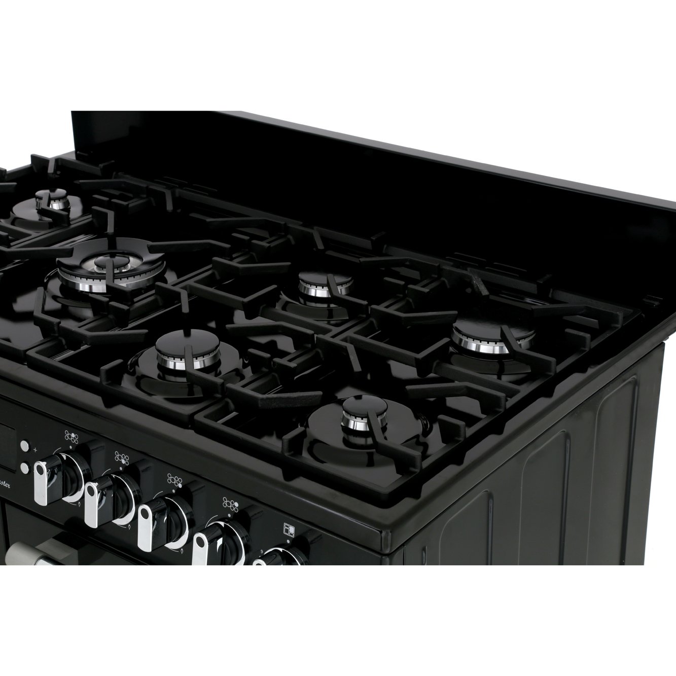Leisure CK100G232K Cookmaster 100cm Gas Range Cooker, Black, A+ Rated