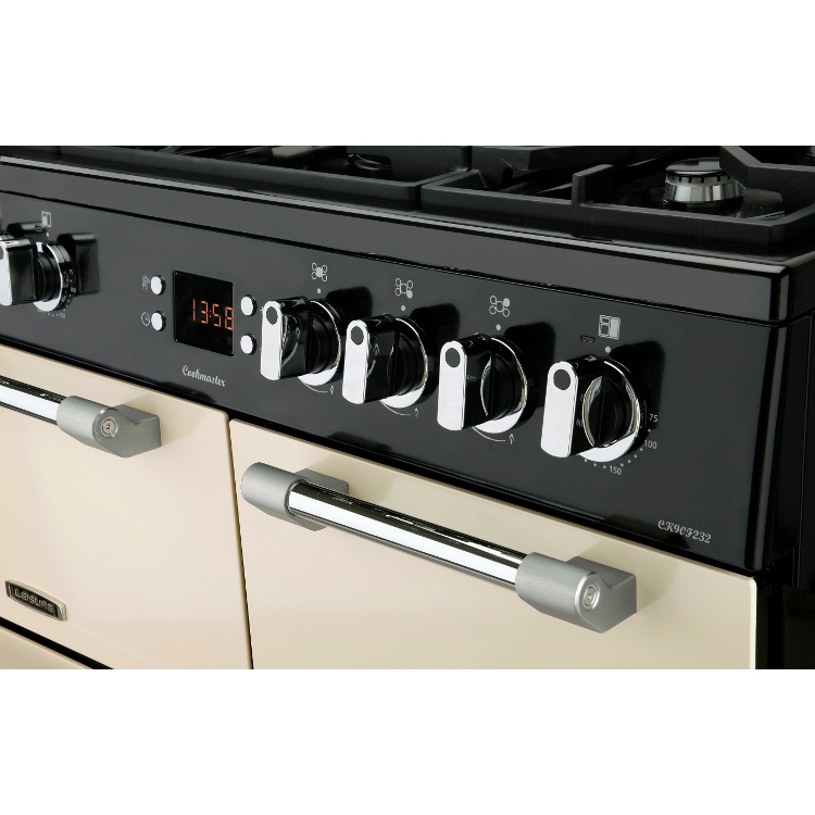 Leisure CK90F232C Cookmaster 90cm Dual Fuel Range Cooker, Cream, A Rated