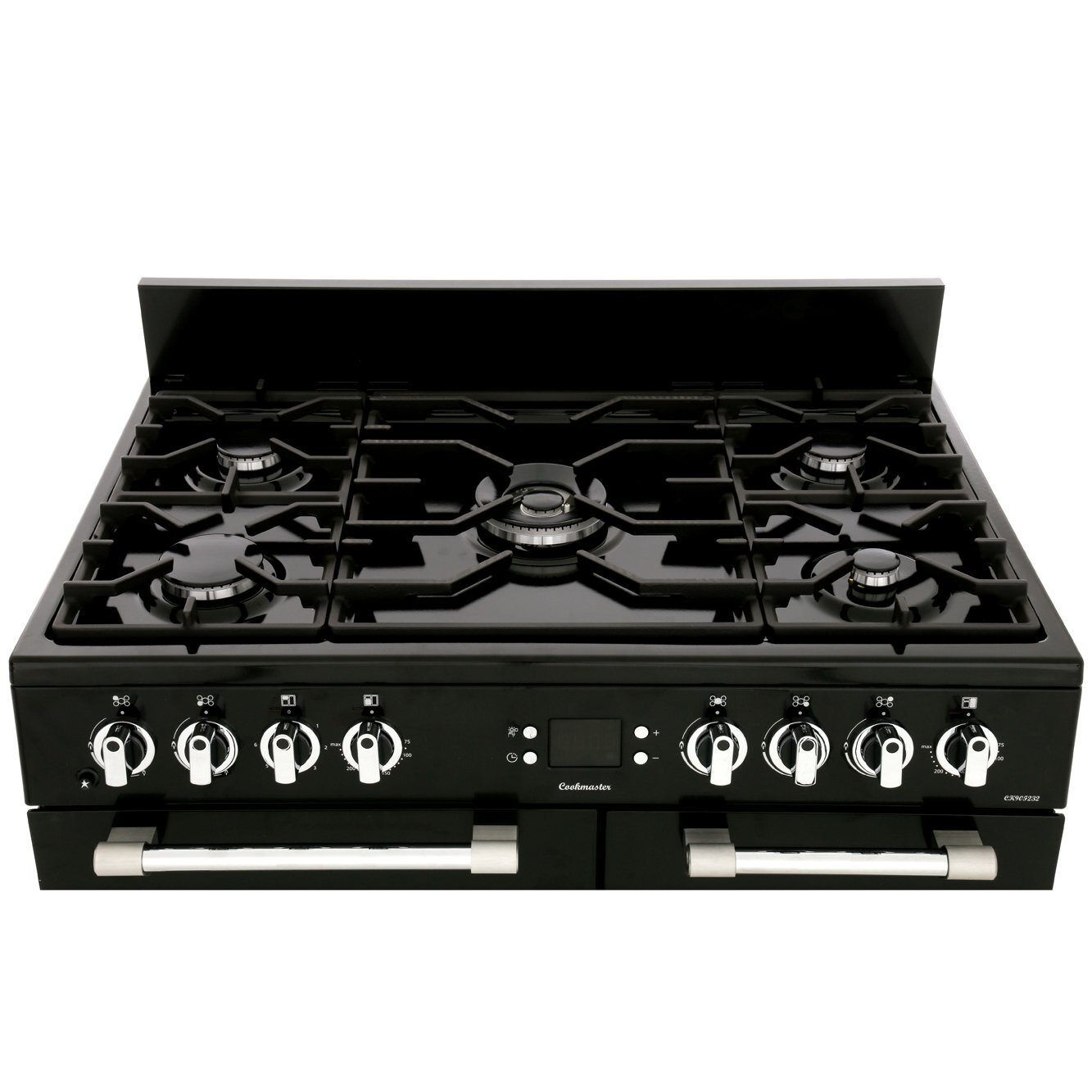 Buy Leisure Cookmaster CK90F232K 90cm Dual Fuel Range Cooker Black Marks Electrical