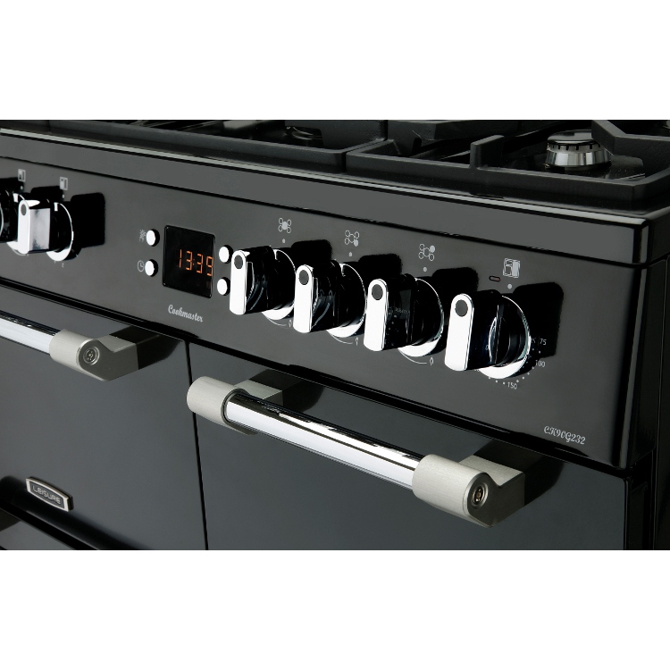 Buy Leisure Cookmaster CK90G232K 90cm Gas Range Cooker Black Marks Electrical