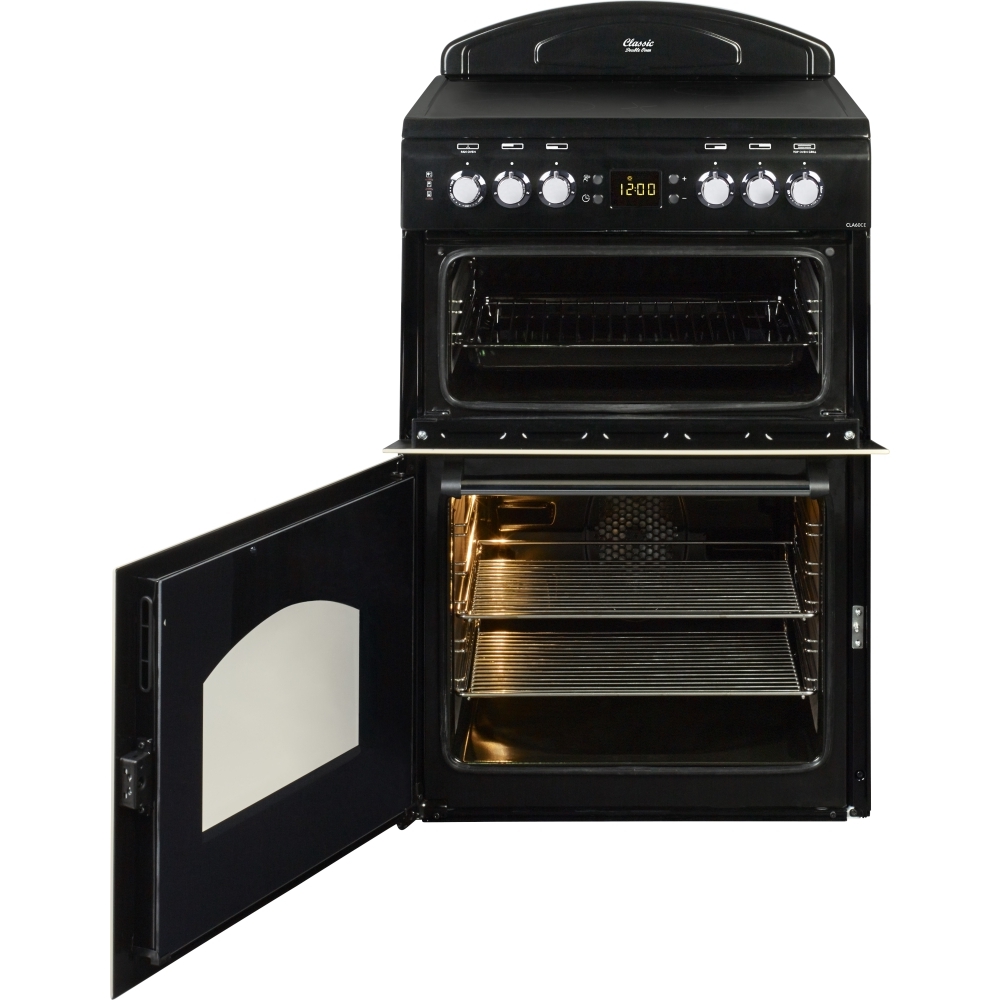 Leisure CLA60CEC Ceramic Electric Cooker with Double Oven, Cream, A Rated