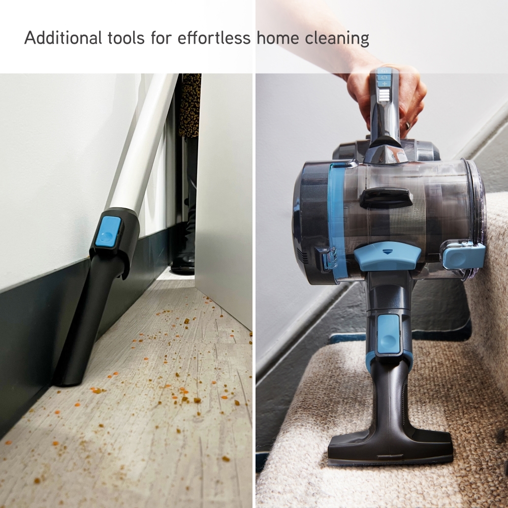 Vax CLSV-B4CA Blade 4 Classic Plus Cordless Stick Vacuum Cleaner, Blue