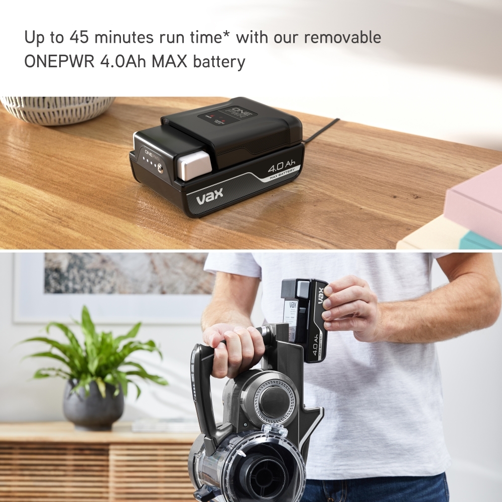 Vax CLSV-B4CS Blade 4 Classic Cordless Stick Vacuum Cleaner, Grey