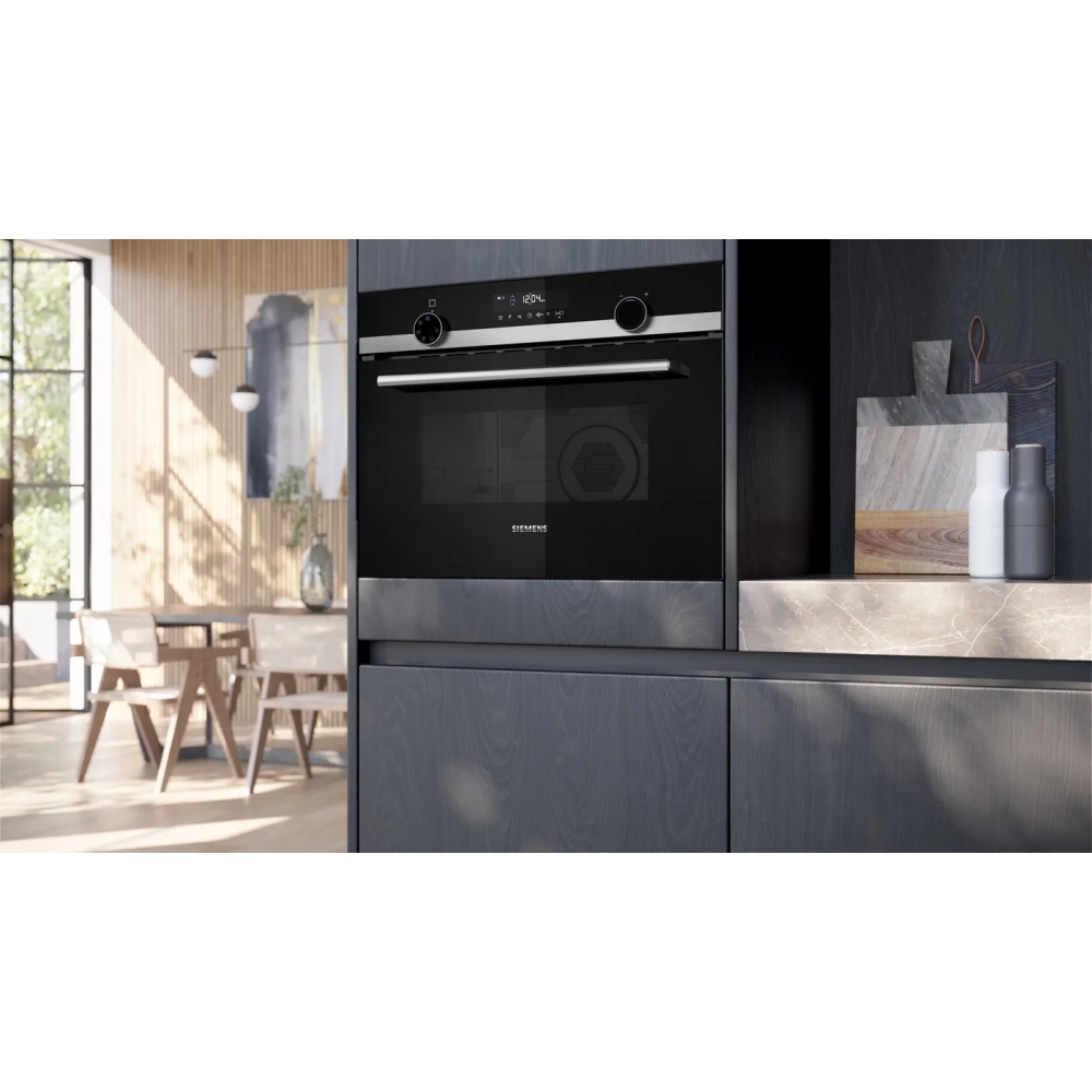 Siemens CM585AGS1B iQ500 Built-In Combination Microwave Oven, Stainless Steel