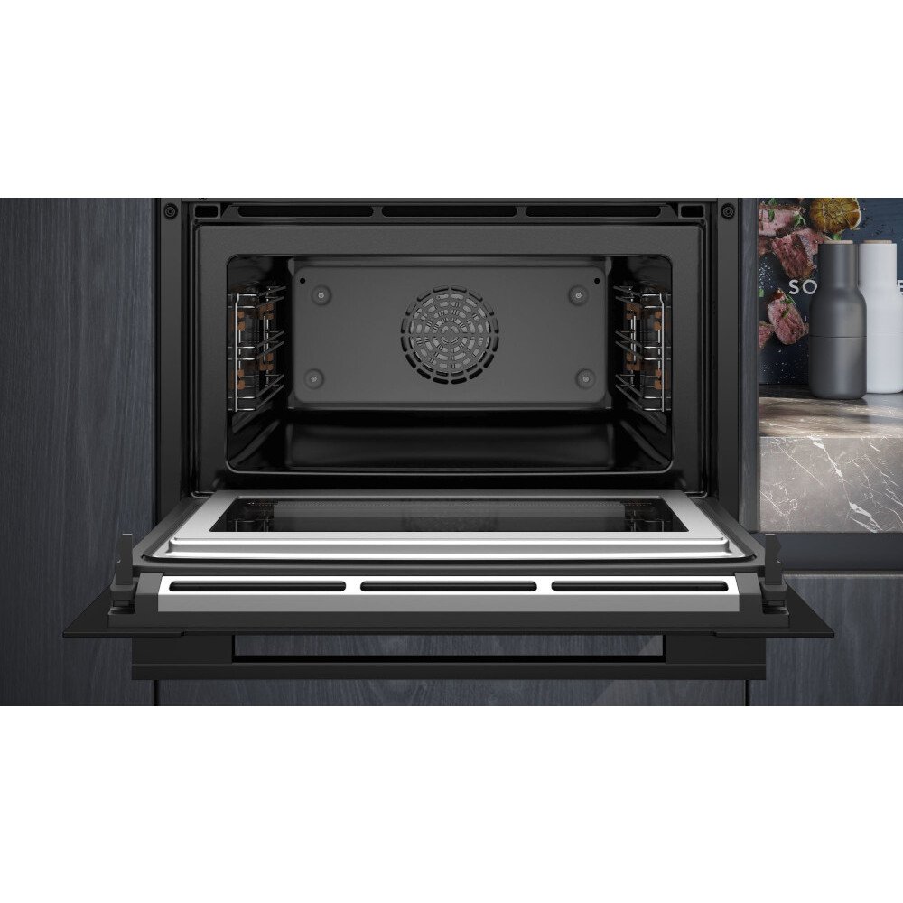 Siemens CM736G1B1B iQ700 Compact Oven with Microwave Function, Black