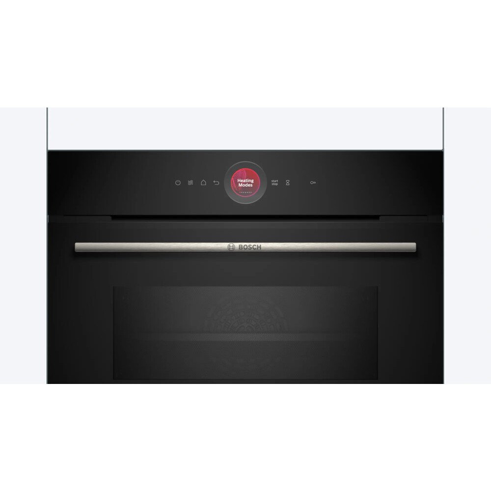 Bosch CMG7241B1B Series 8 Compact Oven with Microwave Function, Black
