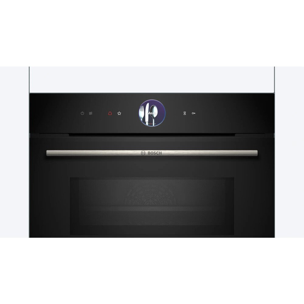 Bosch CMG7361B1B Series 8 Compact Oven with Microwave Function, Black