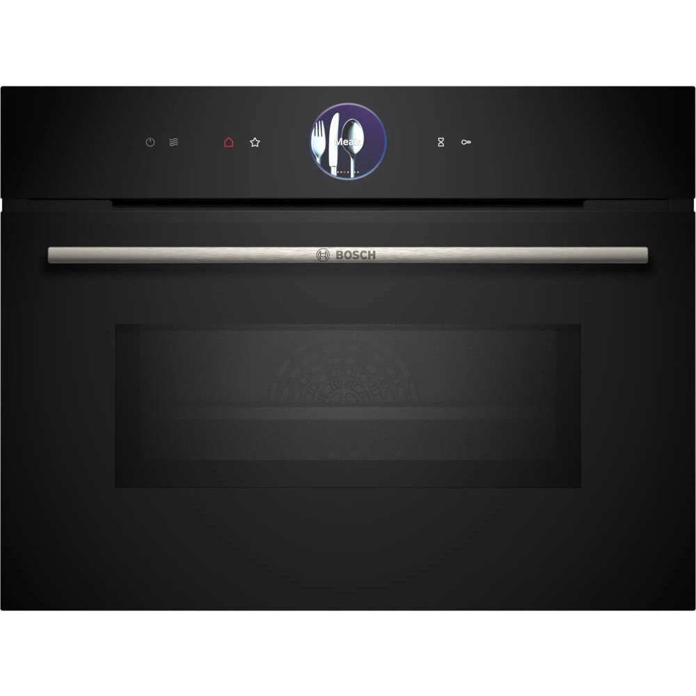 Bosch CMG7361B1B Series 8 Compact Oven with Microwave Function, Black