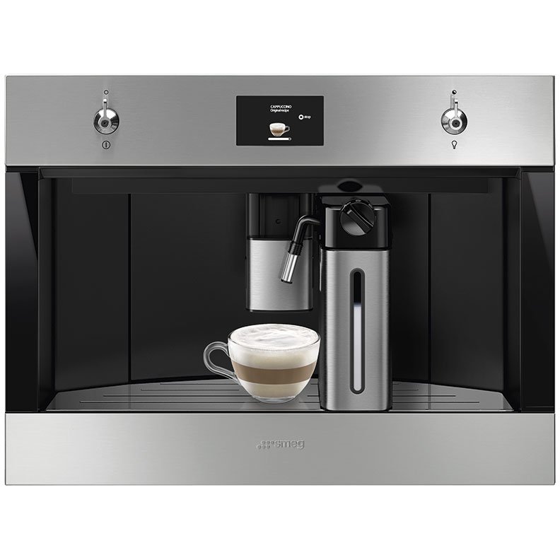 Smeg CMS4303X Classic Stainless Steel Built-In Coffee Machine