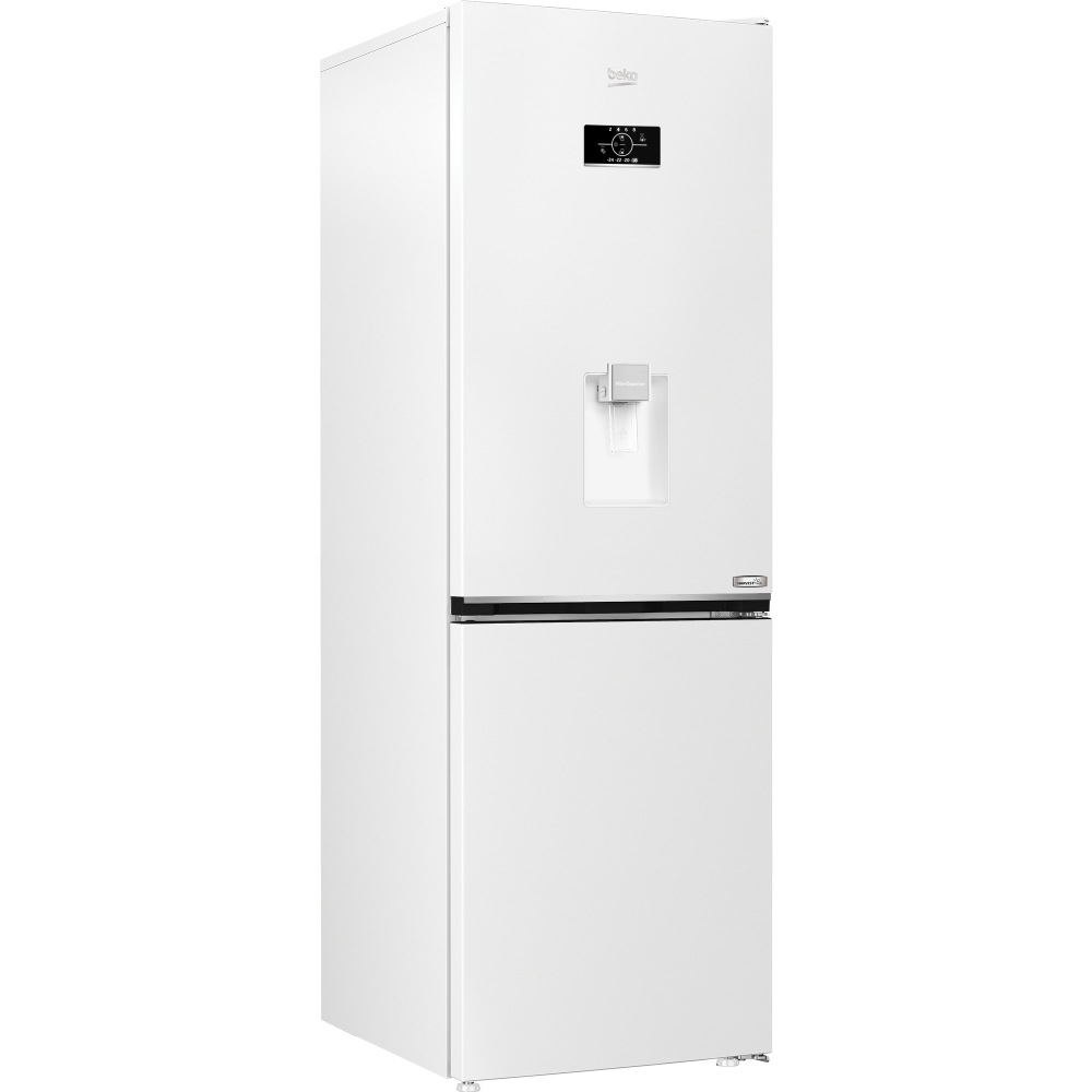 Beko CNB3G4686DVW No Frost Fridge Freezer, 60/40, White, E Rated