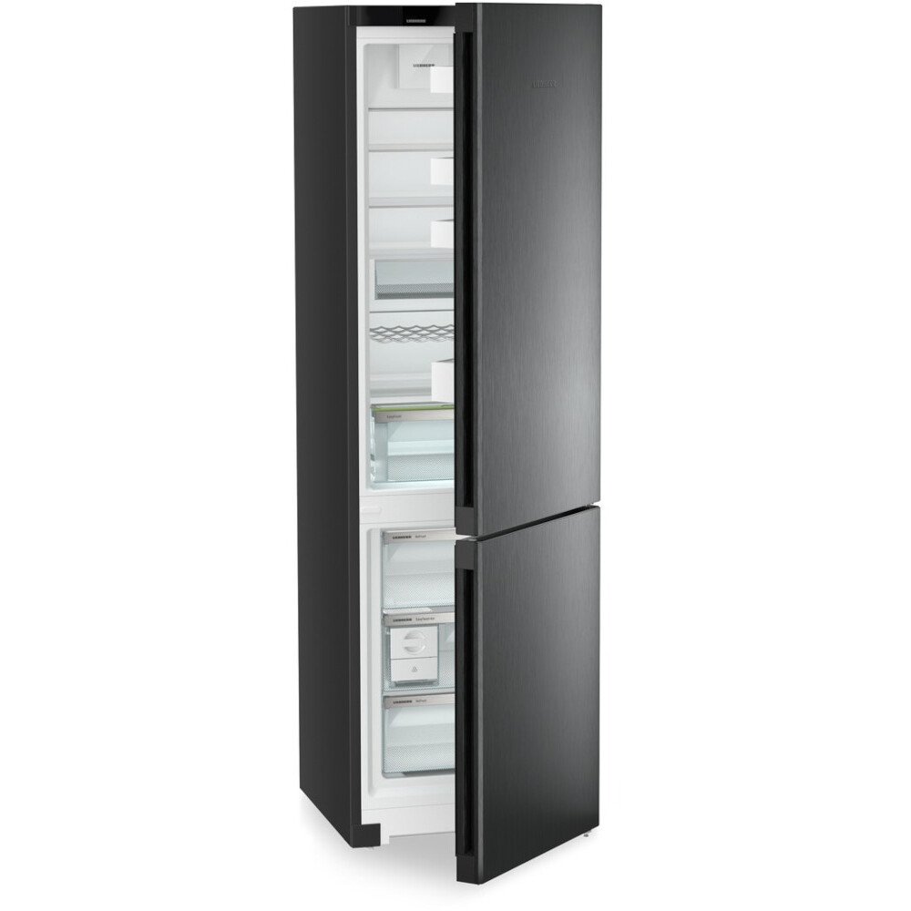 Liebherr CNbda 5723 No Frost Fridge Freezer, 70/30, Black, A Rated