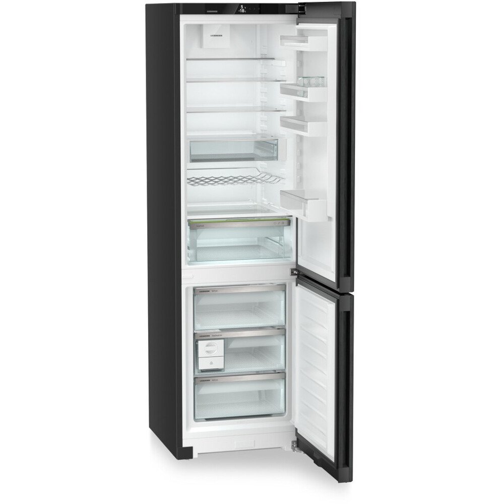 Liebherr CNbda 5723 No Frost Fridge Freezer, 70/30, Black, A Rated
