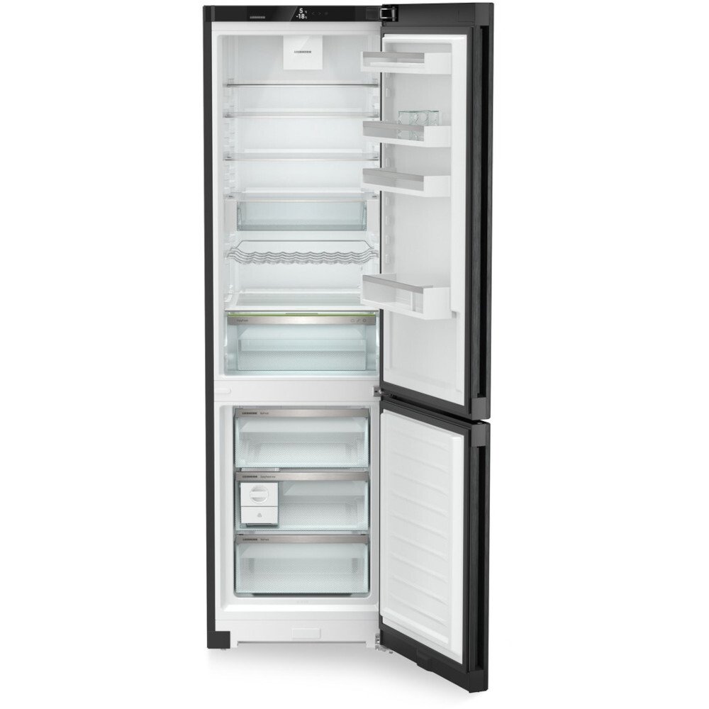 Liebherr CNbda 5723 No Frost Fridge Freezer, 70/30, Black, A Rated