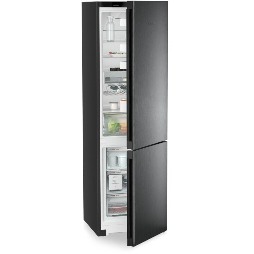 Liebherr CNbda 5723 No Frost Fridge Freezer, 70/30, Black, A Rated