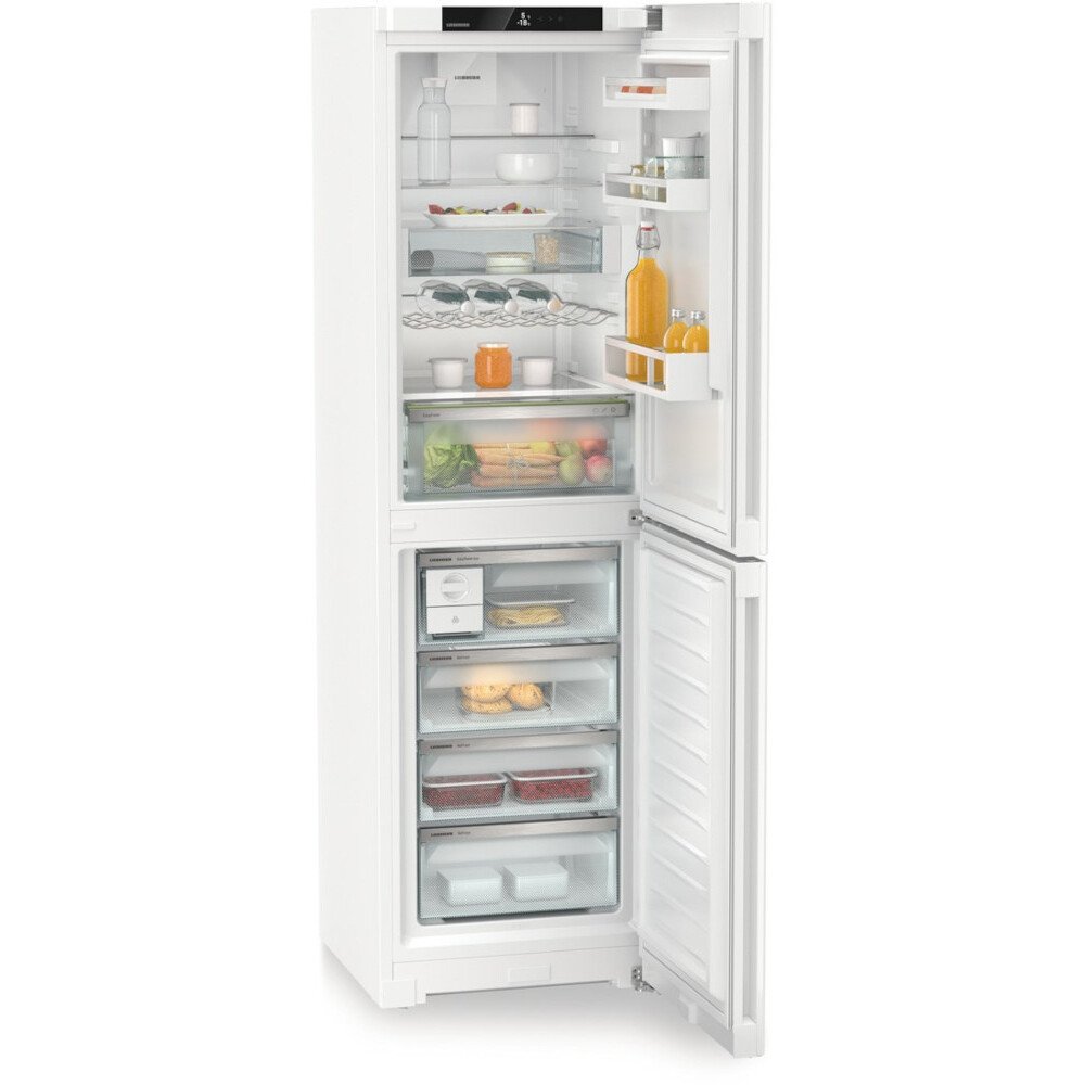 Liebherr CNc 5724 No Frost Fridge Freezer, 50/50, White, C Rated