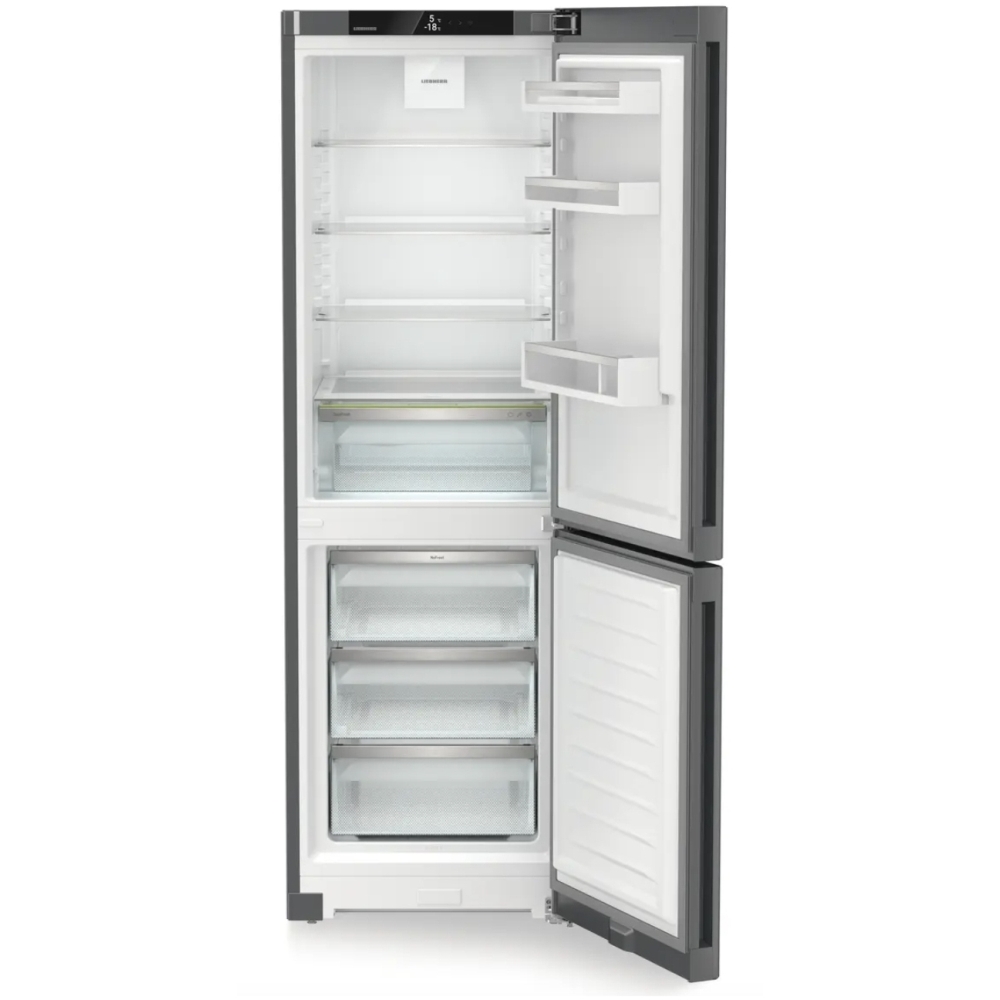 Liebherr CNdgc5203 No Frost Fridge Freezer, 60/40, Grey, C Rated