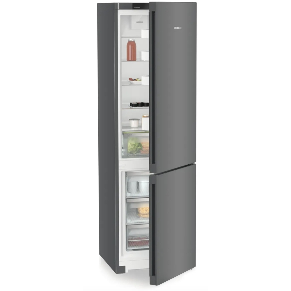 Liebherr CNdgc5703 No Frost Fridge Freezer, 70/30, Grey, C Rated