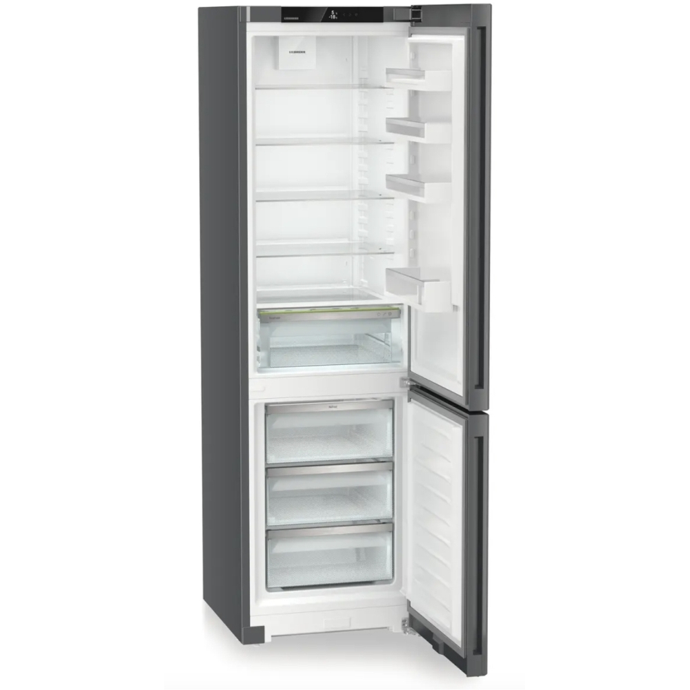 Liebherr CNdgc5703 No Frost Fridge Freezer, 70/30, Grey, C Rated