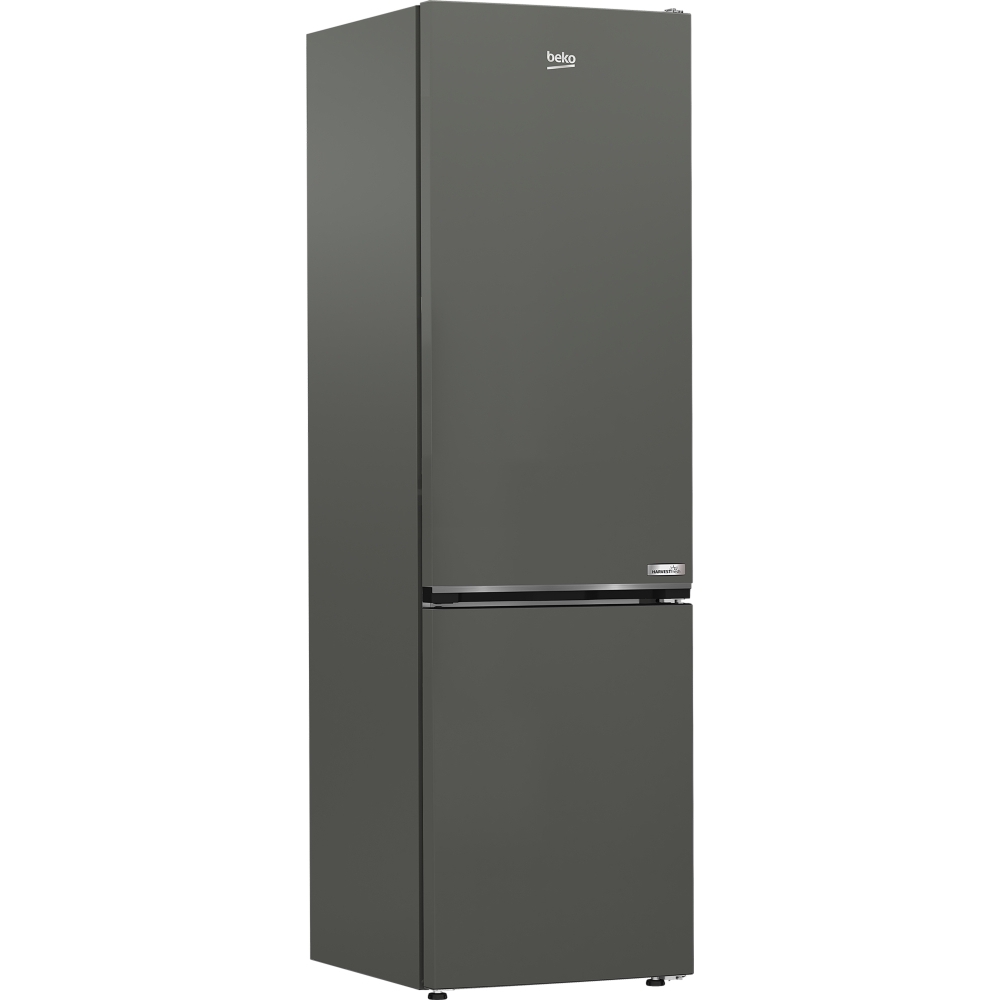 Beko CNG5603VG Frost Free Fridge Freezer, 70/30, Grey, D Rated