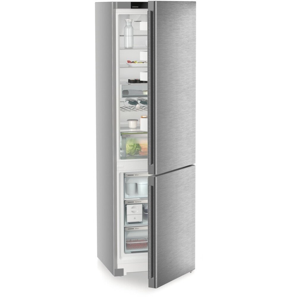 Liebherr CNsda 5723 No Frost Fridge Freezer, 70/30, Silver, A Rated