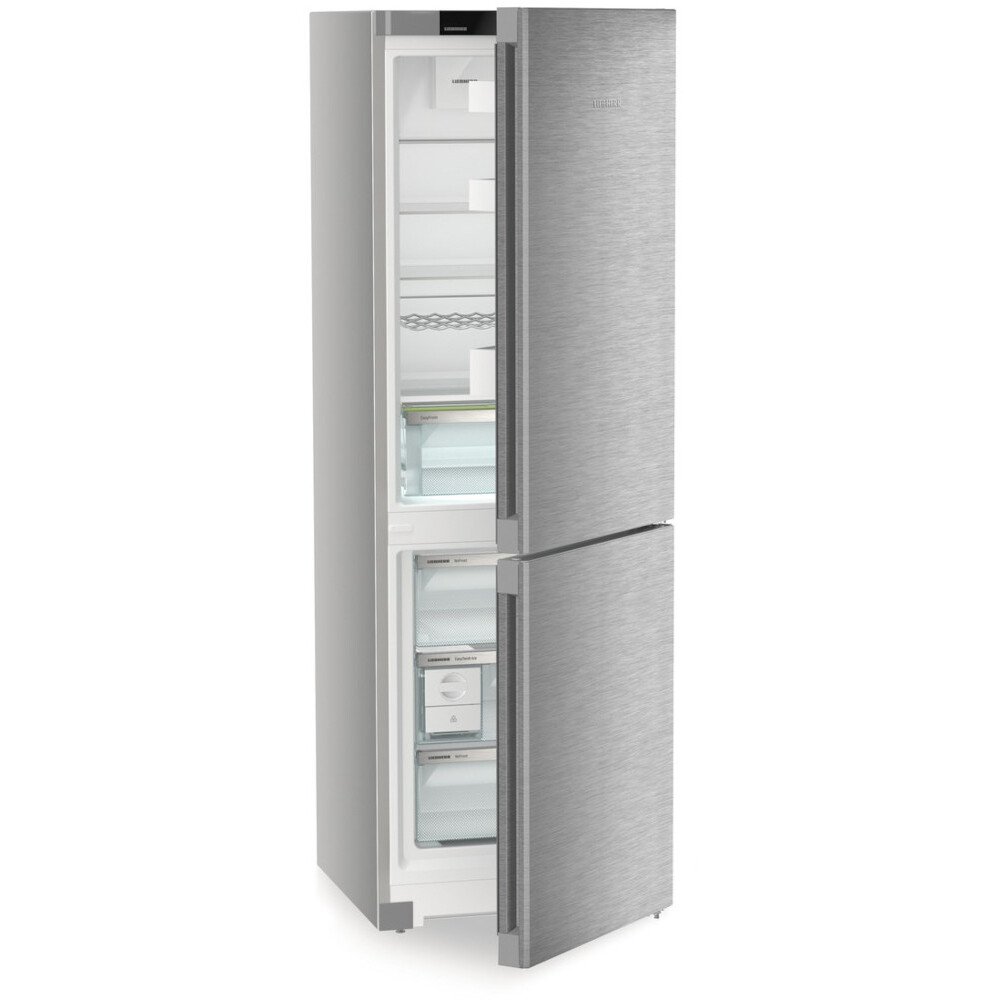 Liebherr CNsdb 5223 No Frost Fridge Freezer, 70/30, Silver, B Rated