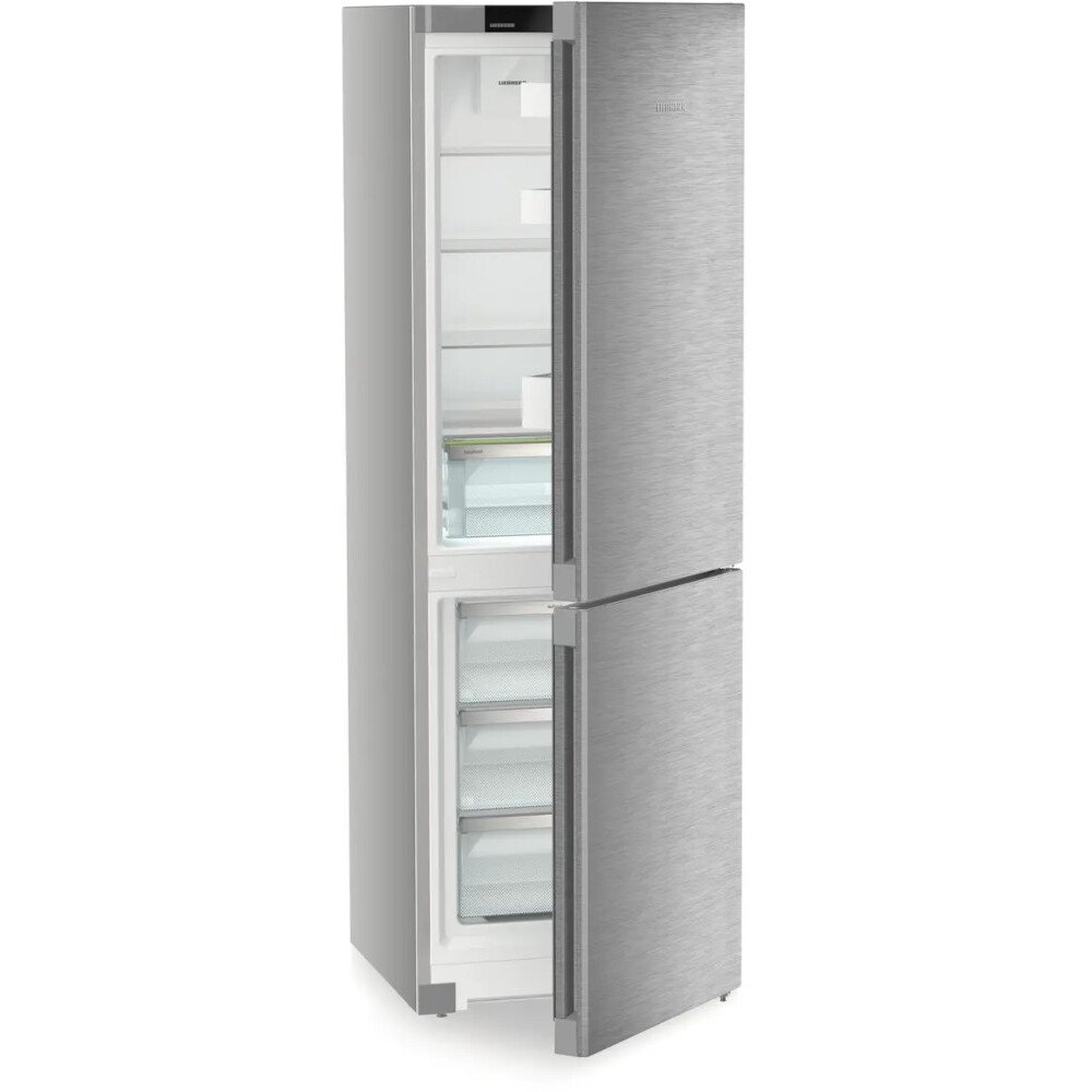 Liebherr CNSDC5203 No Frost Fridge Freezer, 60/40, Silver, C Rated