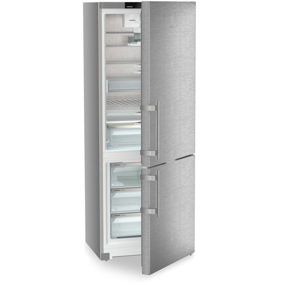 Liebherr CNsdd 776i No Frost Fridge Freezer, 70/30, Silver, D Rated