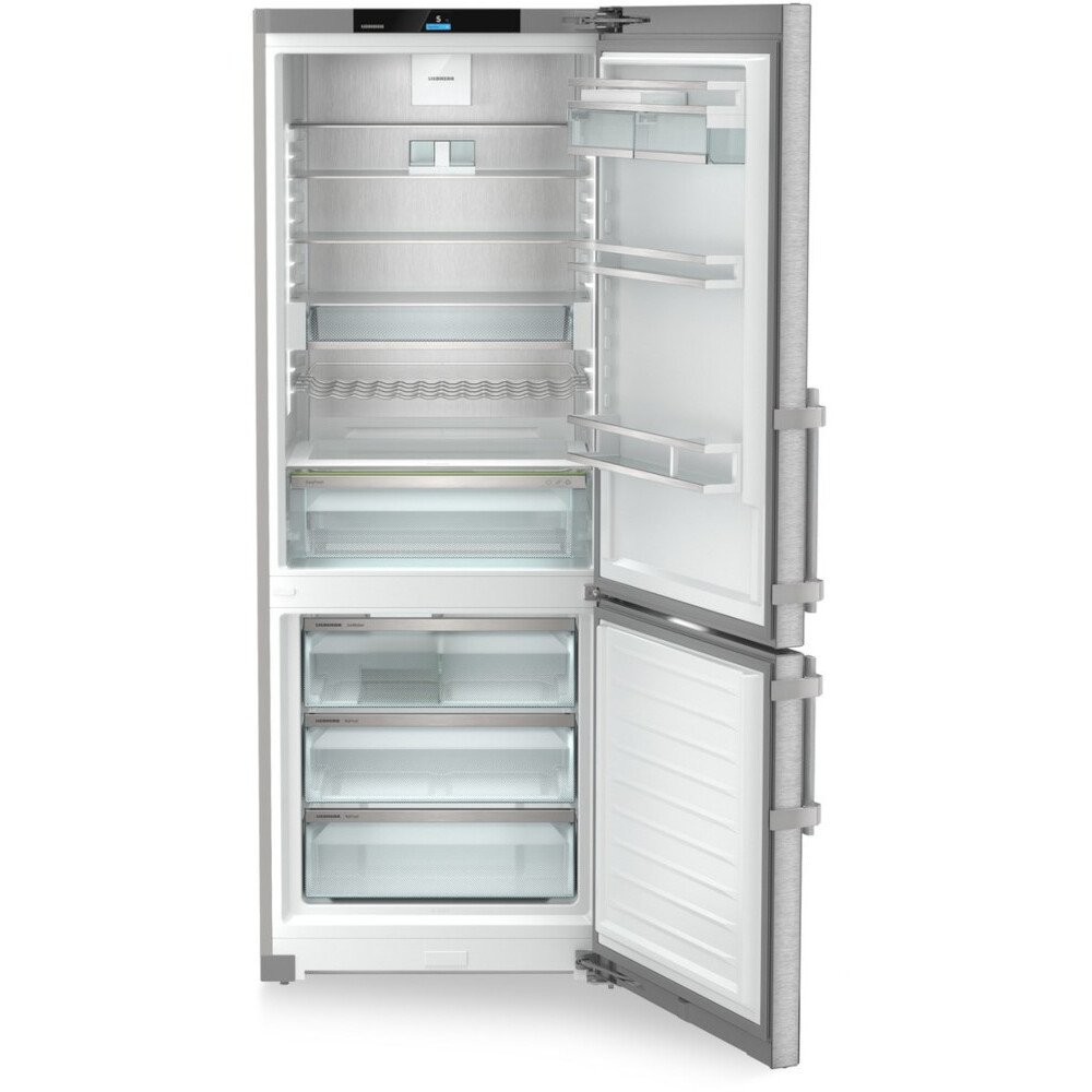 Liebherr CNsdd 776i No Frost Fridge Freezer, 70/30, Silver, D Rated