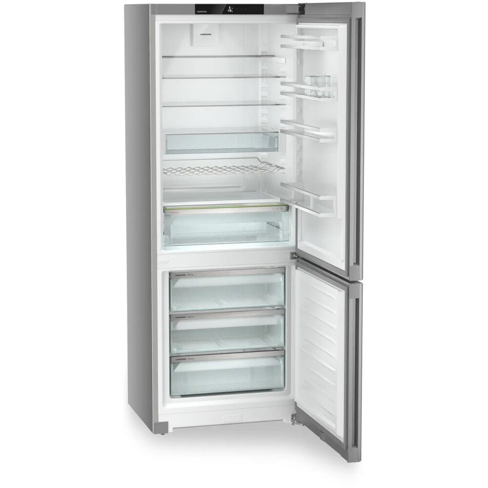 Liebherr CNsfa7723 No Frost Fridge Freezer, 70/30, Silver, A Rated