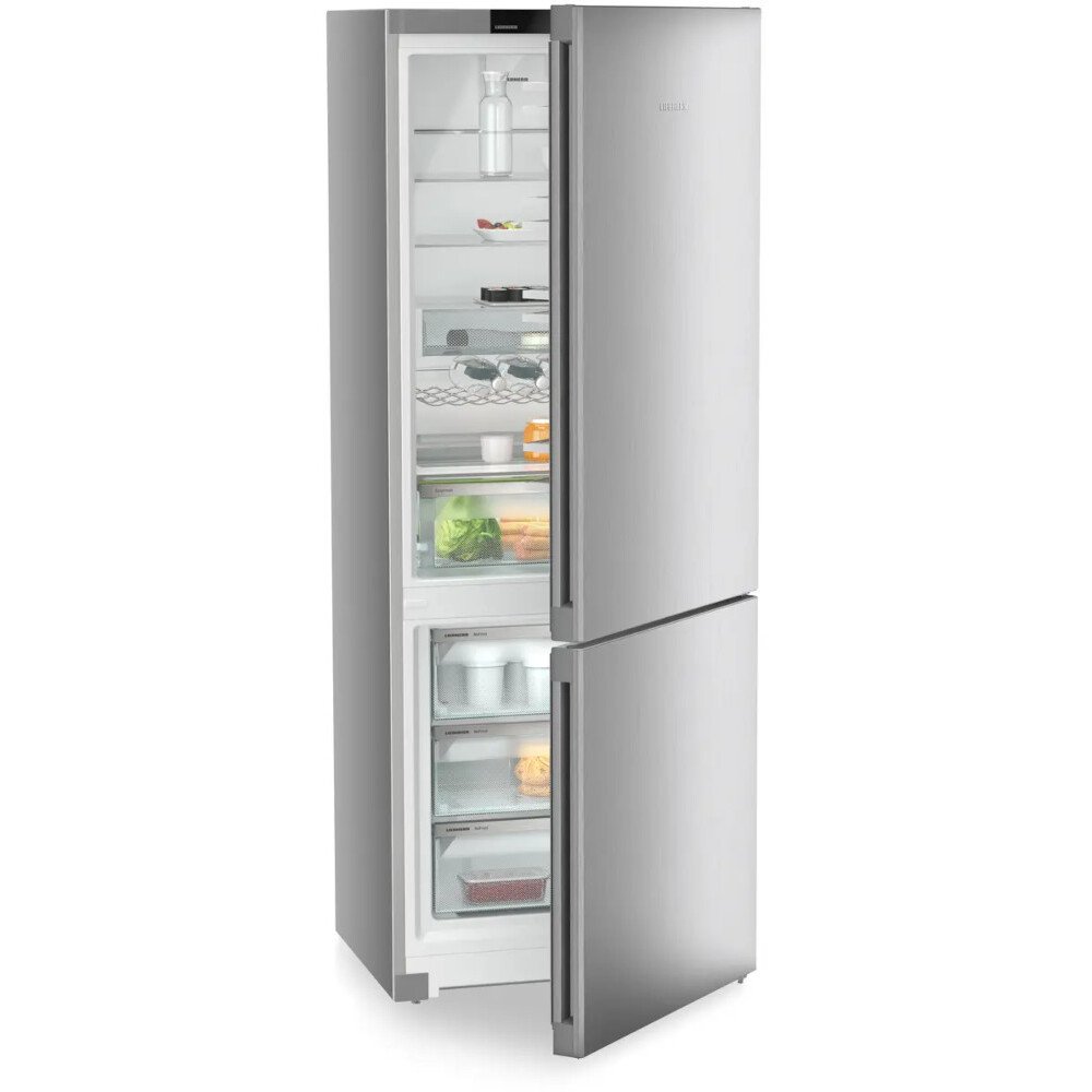 Liebherr CNsfa7723 No Frost Fridge Freezer, 70/30, Silver, A Rated