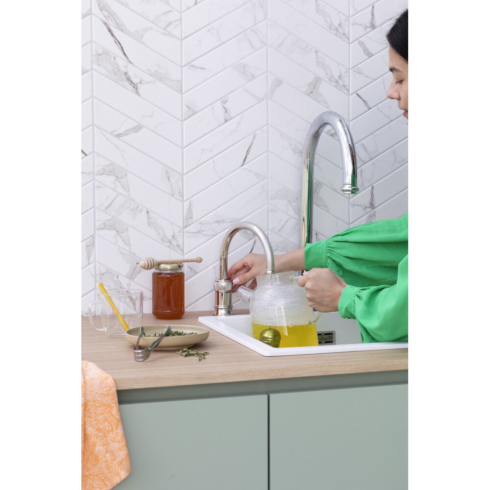 Quooker CNRNIG Classic Nordic Round Tap (Tap Only), Nickel