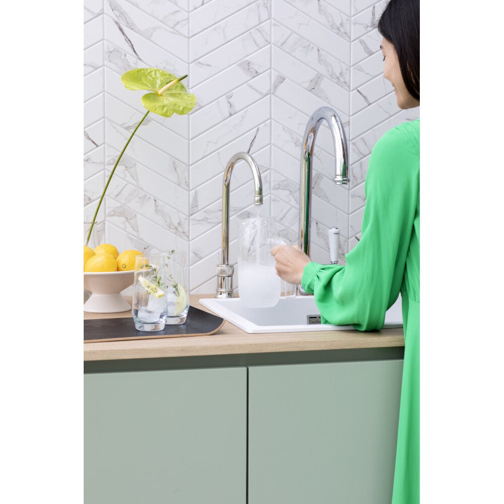 Quooker CNRNIG Classic Nordic Round Tap (Tap Only), Nickel